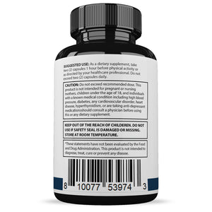 Suggested use and warning of  Stinagra RX Men’s Health Supplement 1484mg
