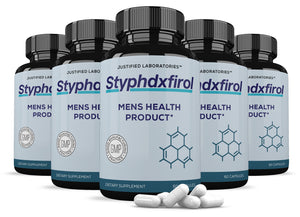 5 bottles of Styphdxfirol Men’s Health Supplement 1484mg