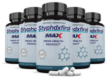 Laden Sie das Bild in den Galerie-Viewer, 5 bottles of Styphdxfirol Max Men’s Health Supplement 1600mg