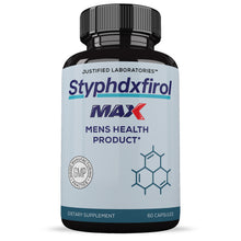 Laden Sie das Bild in den Galerie-Viewer, Front facing image of Styphdxfirol Max Men’s Health Supplement 1600mg