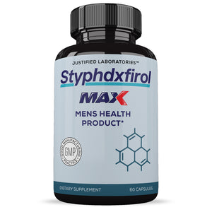 Front facing image of Styphdxfirol Max Men’s Health Supplement 1600mg
