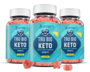 3 bottles of Tru Bio Keto Max Gummies