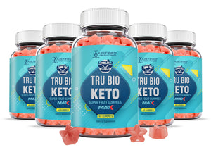 5 bottles of Tru Bio Keto Max Gummies