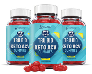 3 bottles of Tru Bio Keto ACV Gummies