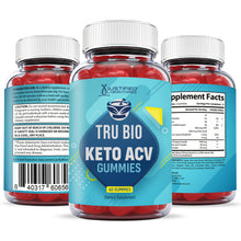 Load image into Gallery viewer, All sides of Tru Bio Keto ACV Gummies