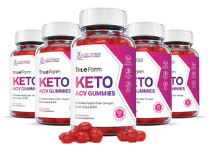 5 bottles of True Form Keto ACV Gummies