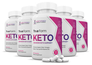 True Form Keto ACV Pillen 1275 mg