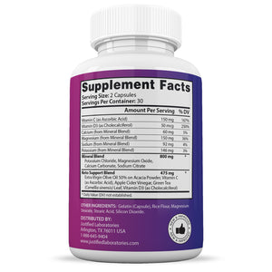 Supplement  Facts of True Form Keto ACV Pills 1275MG