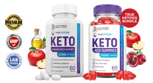 True Ketosis Keto ACV Gummies + Pills Bundle