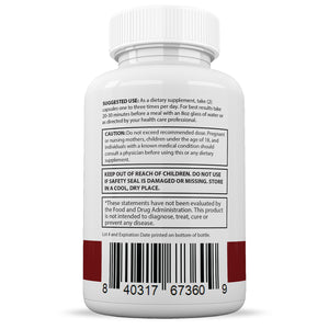 Suggested use and warning of  Trinity Keto ACV Max Pills 1675MG