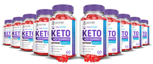 10 bottles of 2 x Stronger True Ketosis Keto ACV Gummies Extreme 2000mg