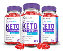 Cargar imagen en el visor de la Galería, 3 bottles of True Ketosis Keto ACV Gummies 1000MG