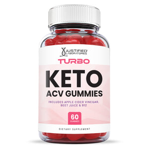 Front facing image of Turbo Keto ACV Gummies 1000MG