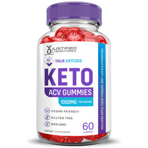 1 bottle of True Ketosis Keto ACV Gummies 
