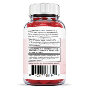 Suggested use and warnings of Turbo Keto ACV Gummies 1000MG