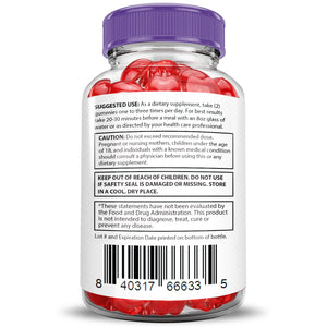 Suggested use and warning of  True Ketosis Keto ACV Gummies