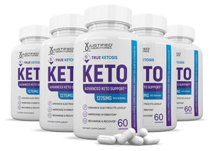 5 bottles of True Ketosis Keto ACV Pills 1275MG