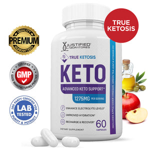 True Ketosis Keto ACV Pills 1275MG