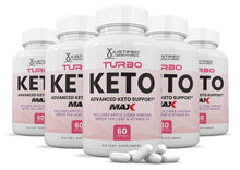Load image into Gallery viewer, 5 bottles of Turbo Keto ACV Max Pills 1675MG