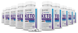 10 bottles of True Ketosis Keto ACV Max Pills 1675MG