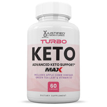 Cargar imagen en el visor de la Galería, Front facing image of Turbo Keto ACV Max Pills 1675MG