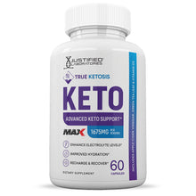 Cargar imagen en el visor de la Galería, Front facing image of True Ketosis Keto ACV Max Pills 1675MG