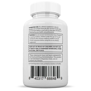 Suggested use and warning of  True Ketosis Keto ACV Max Pills 1675MG