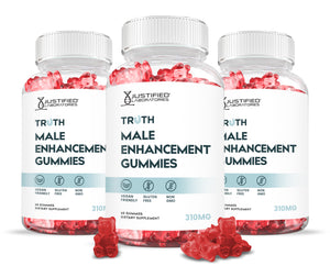 3 bottles of Truth Men's Health Gummies 310MG