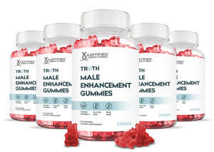 5 bottles of Truth Men's Health Gummies 310MG