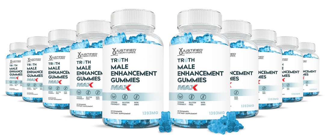 10 bottles of Truth Men's Health Max Gummies 1393MG