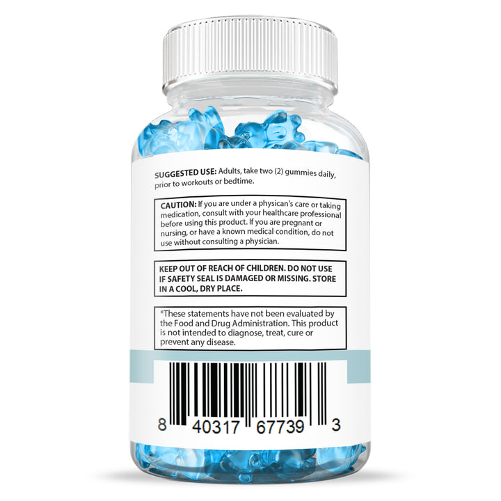 Suggested use and warning of  Truth Men's Health Max Gummies 1393MG