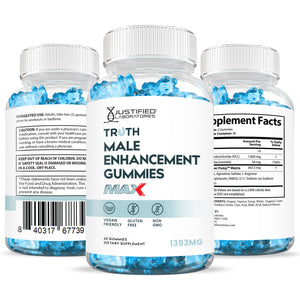 All sides of Truth Men's Health Max Gummies 1393MG