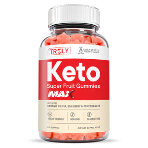 Front facing image of  Truly Keto Max Gummies