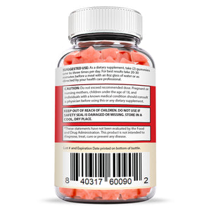 Suggested use and warning of  Truly Keto Max Gummies