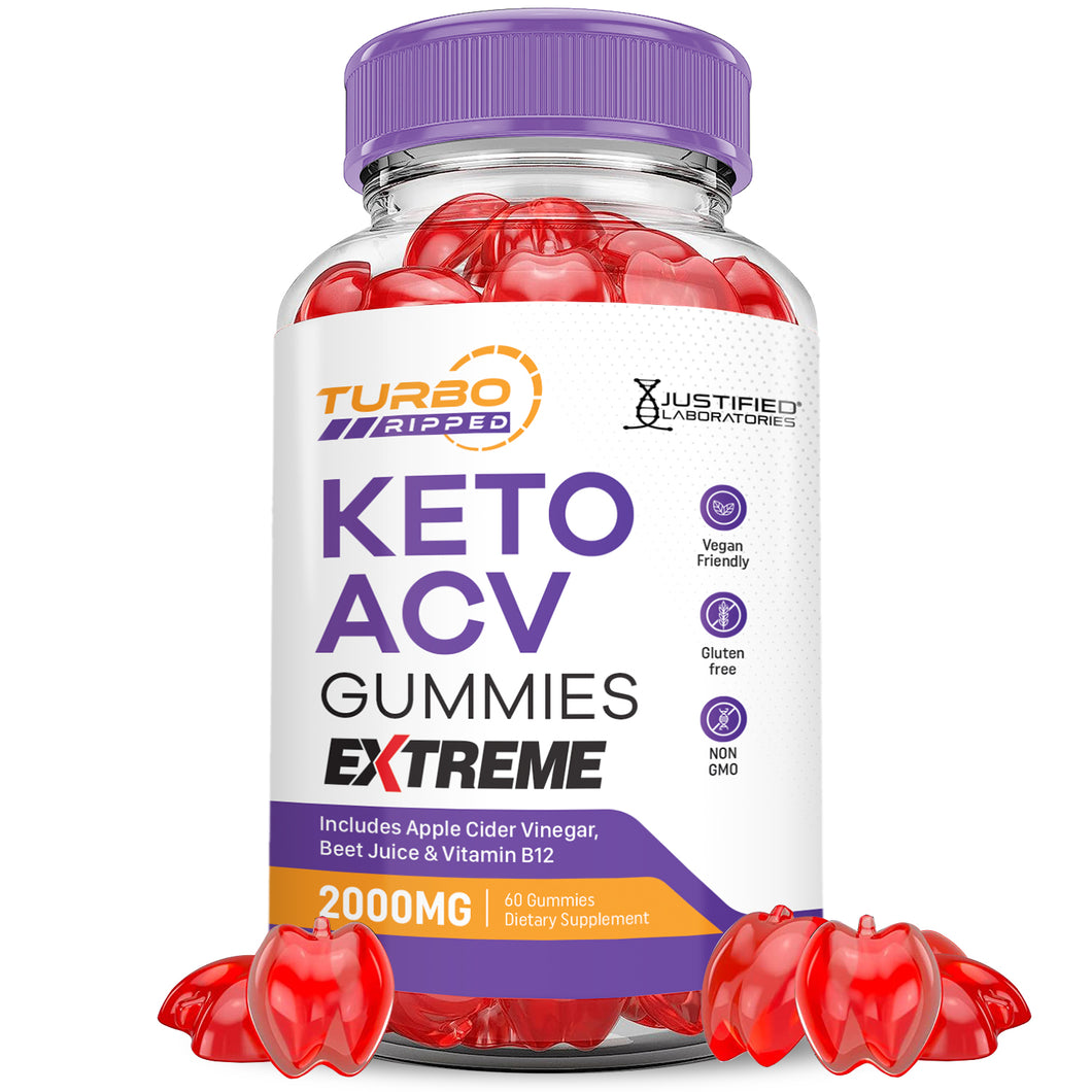 Turbo Ripped Keto ACV Gummies 2000MG