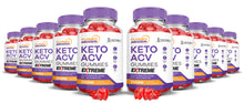 Carica l&#39;immagine nel visualizzatore di Gallery, Turbo Ripped Keto ACV Gummies 2000MG 10 Bottles