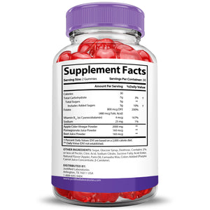 Turbo Ripped Keto ACV Gummies 2000MG Supplement Facts