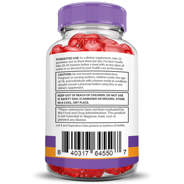 Turbo Ripped Keto ACV Gummies 2000MG Suggested Use