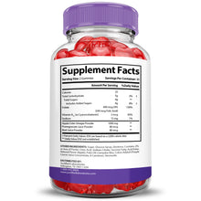 Load image into Gallery viewer, Turbo Ripped Keto ACV Gummies 1000MG Supplement Facts