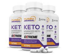 Carica l&#39;immagine nel visualizzatore di Gallery, Turbo Ripped Keto ACV Extreme Pills 1675MG 3 Bottles