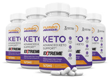 Carica l&#39;immagine nel visualizzatore di Gallery, Turbo Ripped Keto ACV Extreme Pills 1675MG 5 Bottles