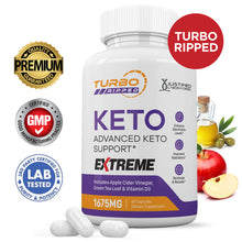 Load image into Gallery viewer, Turbo Ripped Keto ACV Extreme Pills 1675MG