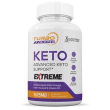 Load image into Gallery viewer, Turbo Ripped Keto ACV Extreme Pills 1675MG