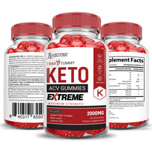 Load image into Gallery viewer, 2 x Stronger Trim Tummy Keto ACV Gummies Extreme 2000mg