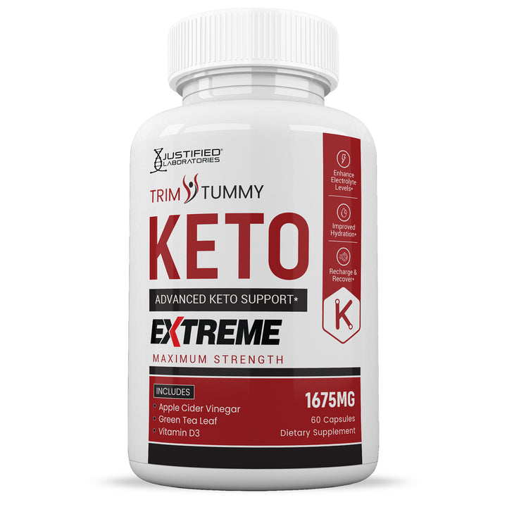 Front of Trim Tummy Keto ACV Extreme Pills 1675MG