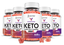 Load image into Gallery viewer, 5 bottles of Transform Keto Max Gummies