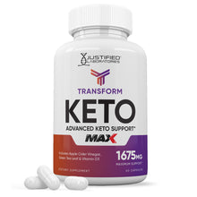 Load image into Gallery viewer, 1 bottle of Transform Keto ACV Max Pills 1675MG