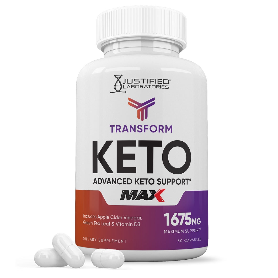 1 bottle of Transform Keto ACV Max Pills 1675MG
