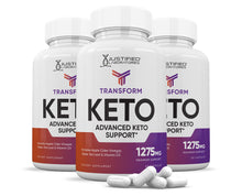 Load image into Gallery viewer, 3 bottles of Transform Keto ACV Pills 1275MG