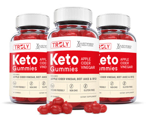 3 bottles of Truly Keto ACV Gummies